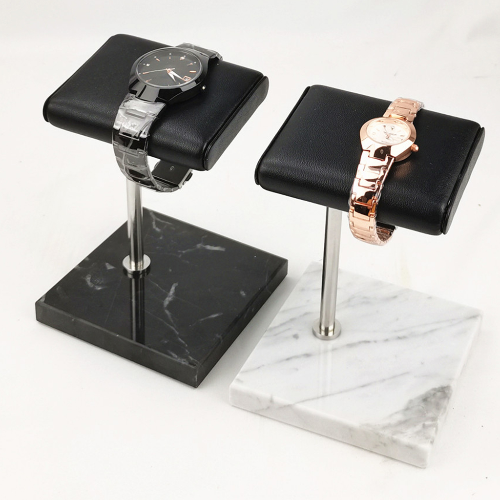 Jewelry And Watches Stores - Soporte de exhibición portátil de cuero