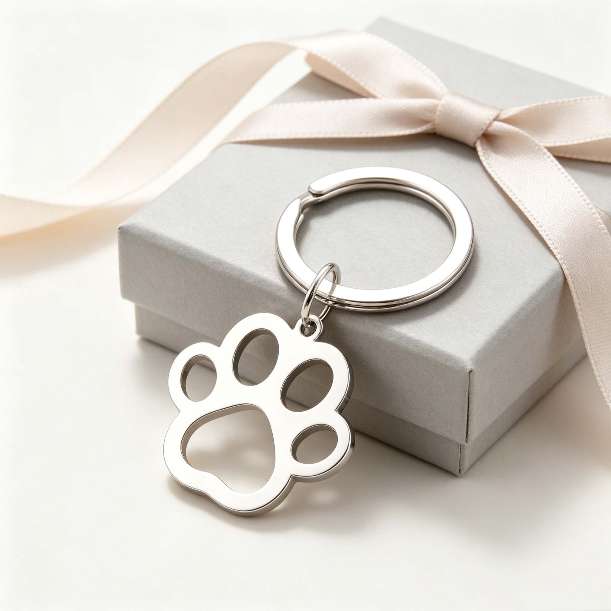 Mens Dog Tag Necklace - 5 llaveros de acero inoxidable con