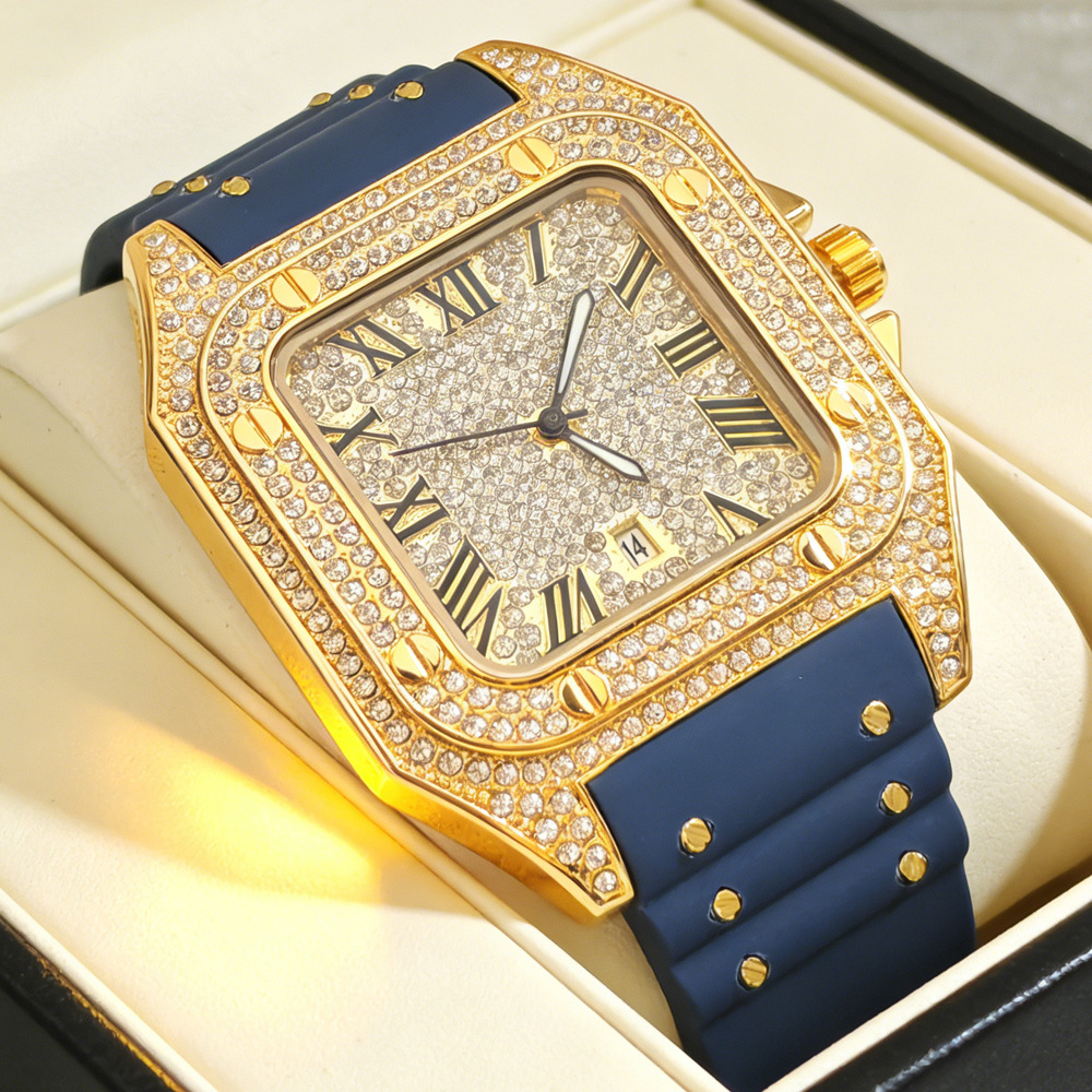 Jewelry Type Watches - Reloj de Cuarzo Cuadrado de Moda