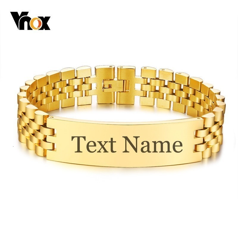 Jewelry Type Watches - Vnox, pulseras con etiqueta de identificación