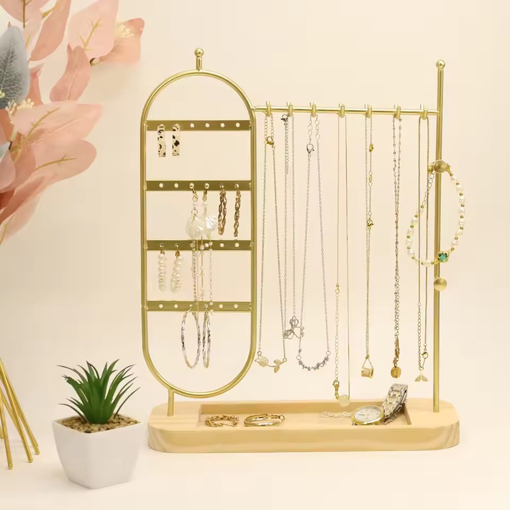 1 estante de joyería con base  - Jewelry And Watches Stores reseña y precio
