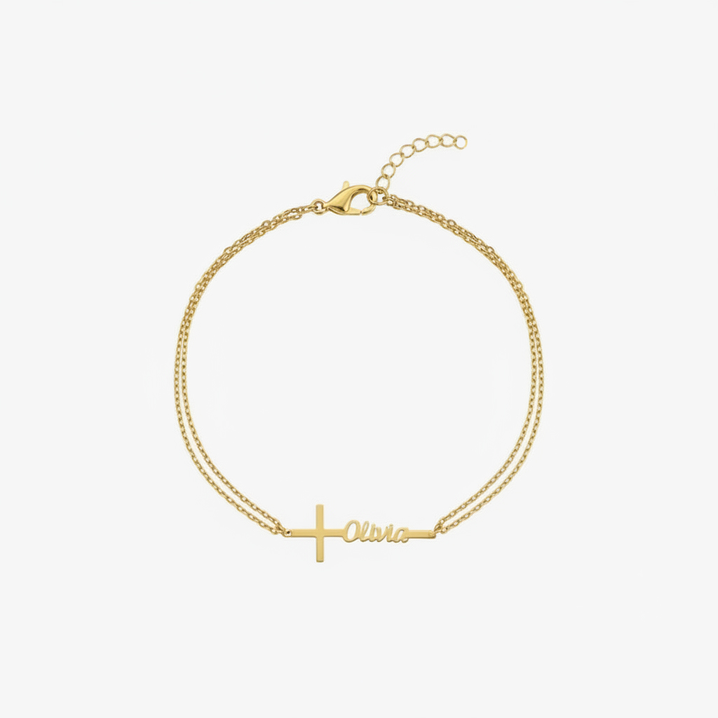 Pulsera de Bautismo Personaliz - Engraved Name Necklace reseña y precio
