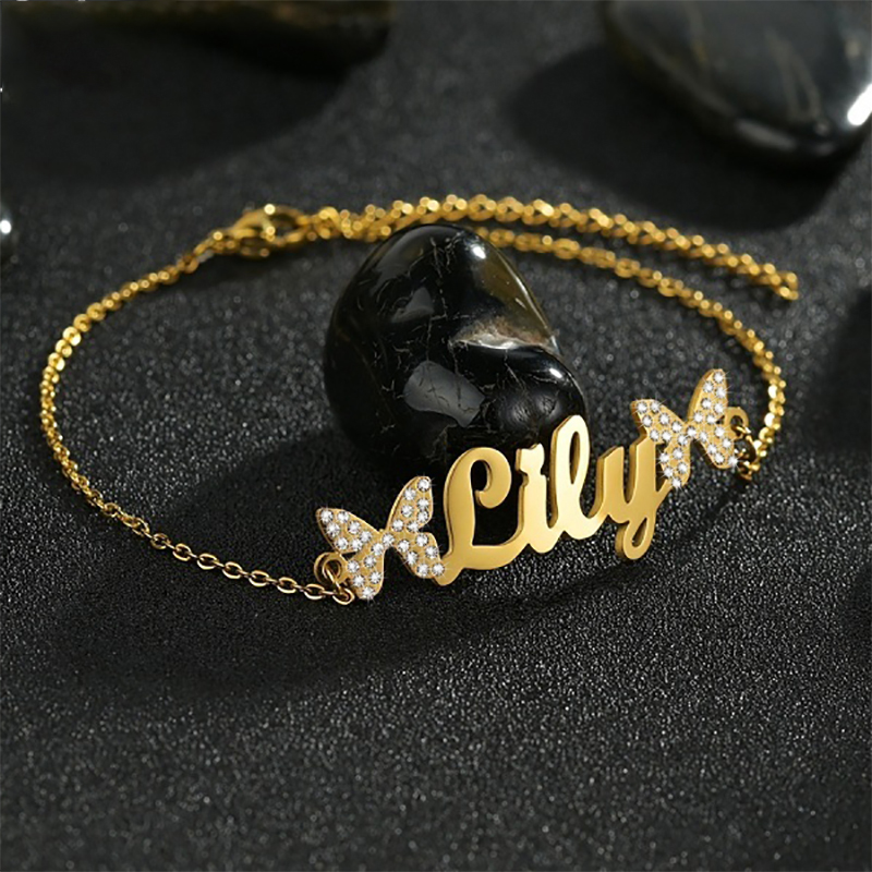 Atoztide-Conjunto de joyería p - Engraved Name Necklace reseña y precio