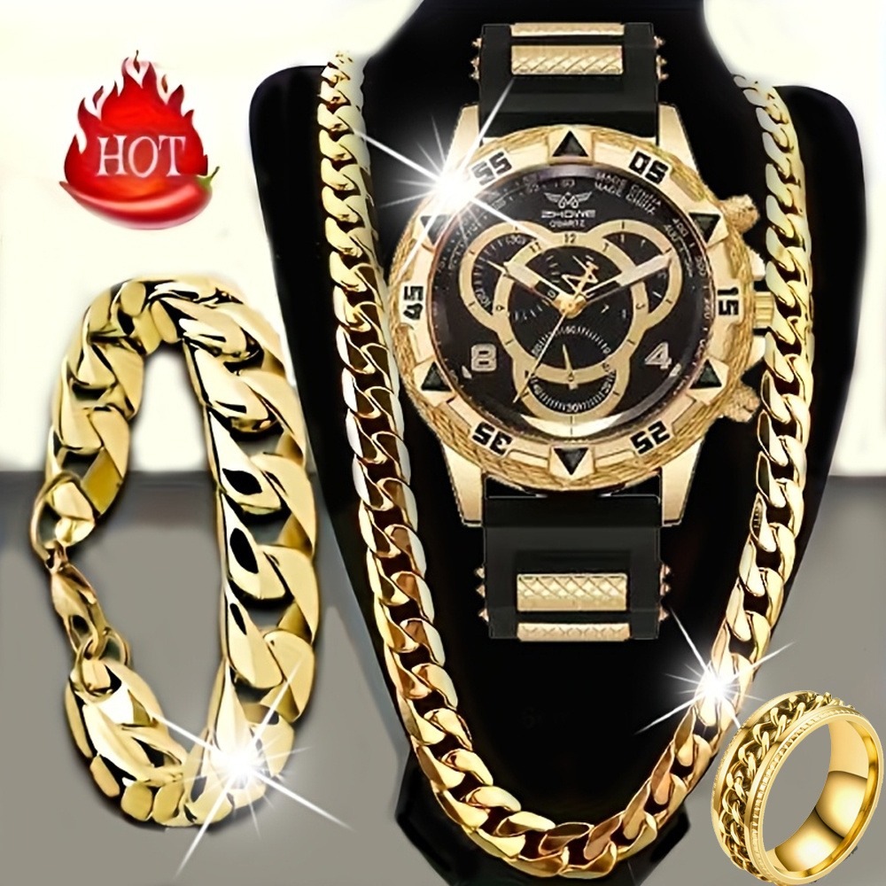 Juego de reloj y joyería de lu - Jewelry Type Watches reseña y precio
