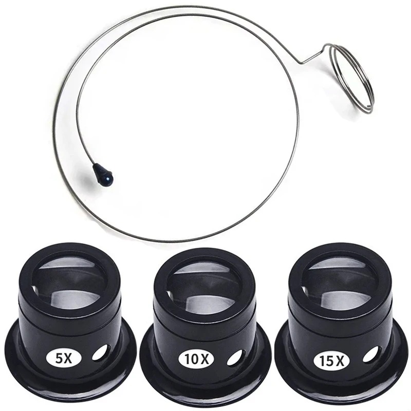 4 Uds herramienta de lupa de r - Jewelry Watches Repair reseña y precio