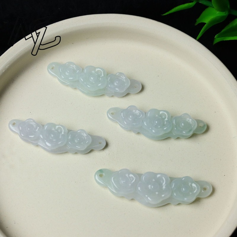 1 ud. Flor de Jadeíta Natural, - The Jewelry & Watches reseña y precio