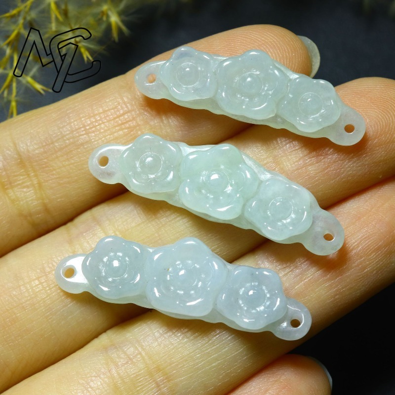 1 ud. Flor de Jadeíta Natural, - The Jewelry & Watches reseña y precio