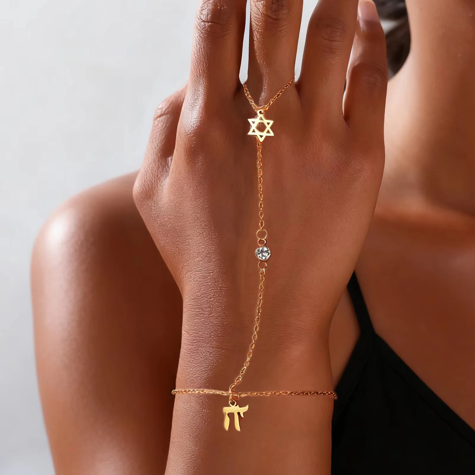 Pulsera de Dedo con Estrella d - The Jewelry & Watches reseña y precio