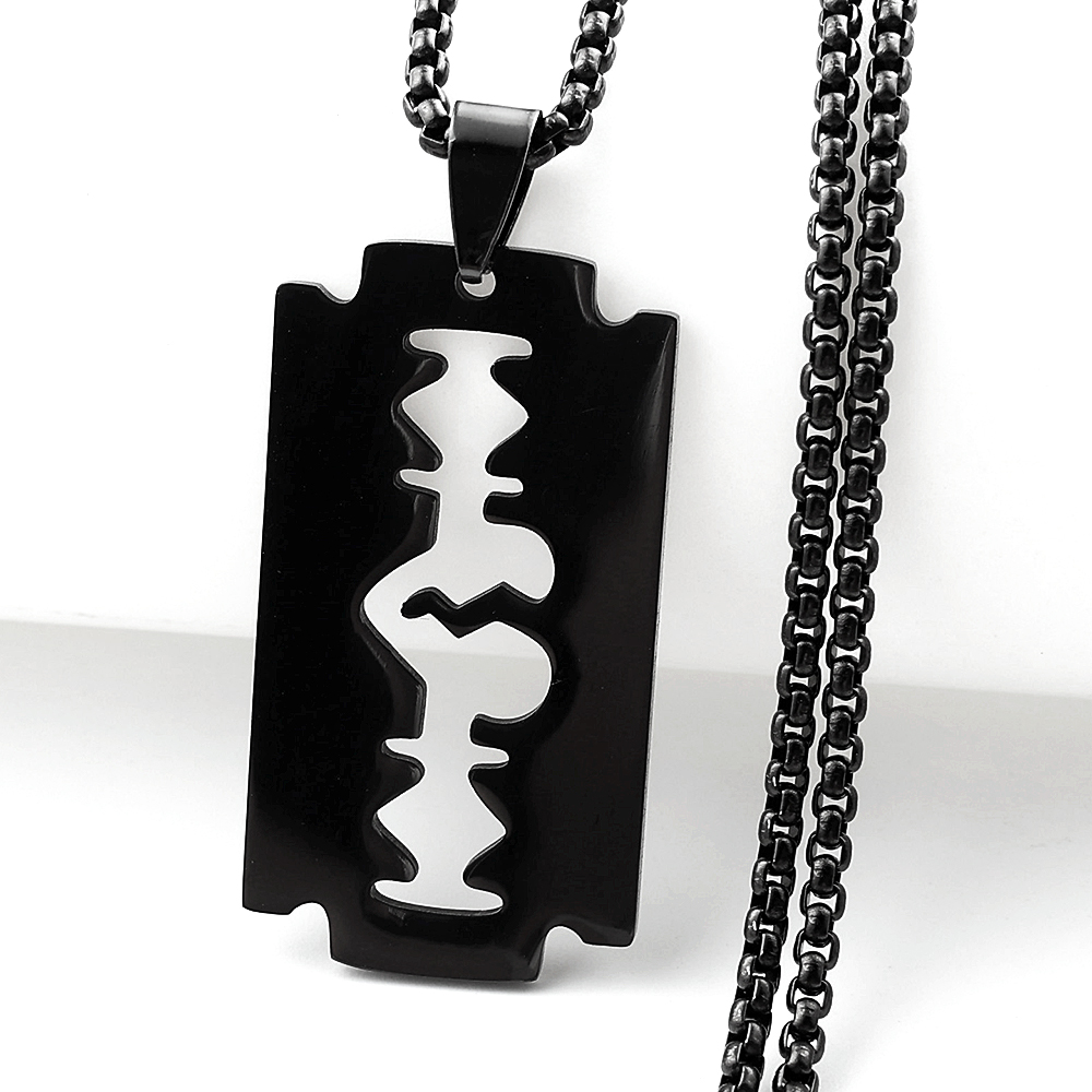 Collares con colgante de cuchi - Mens Dog Tag Necklace reseña y precio