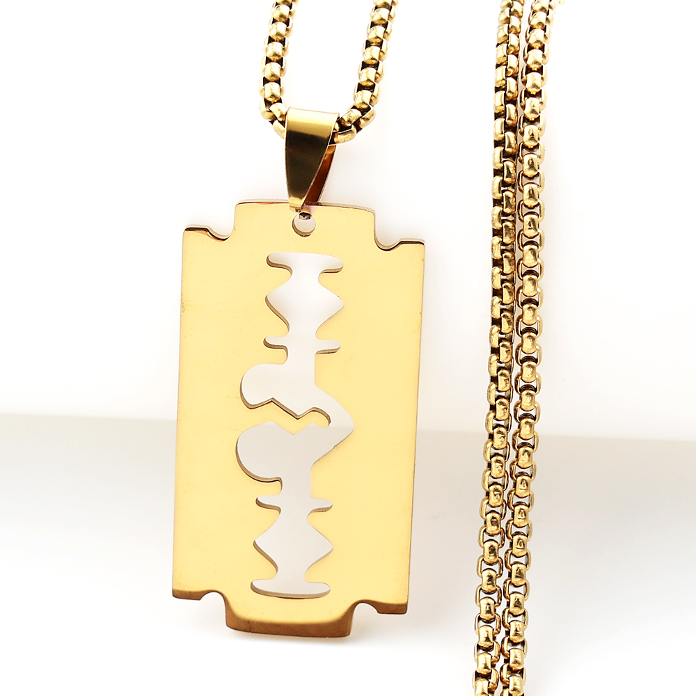 Collares con colgante de cuchi - Mens Dog Tag Necklace reseña y precio