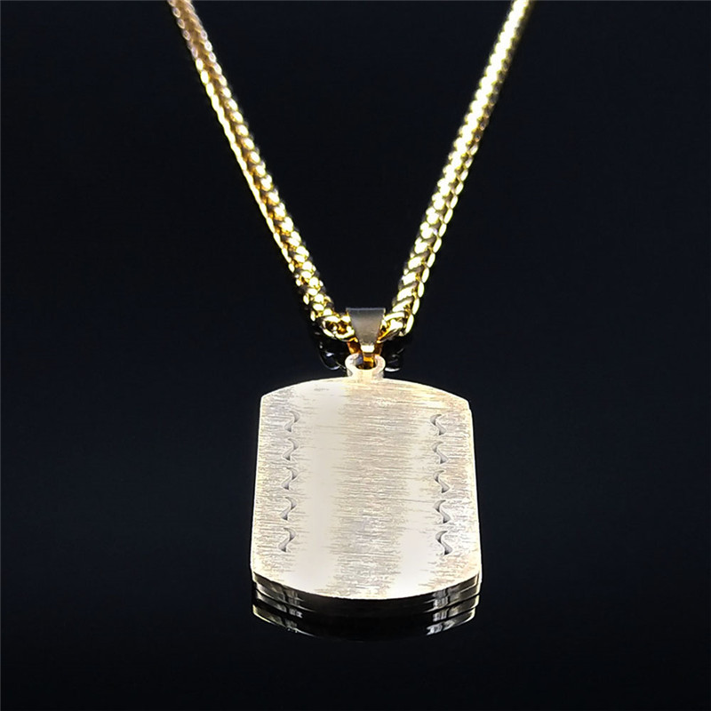 Collar con Cruz de Jesús INRI, - Mens Dog Tag Necklace reseña y precio