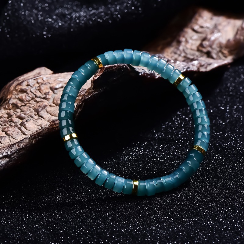 Pulsera de cuentas de jadeíta  - The Jewelry & Watches reseña y precio