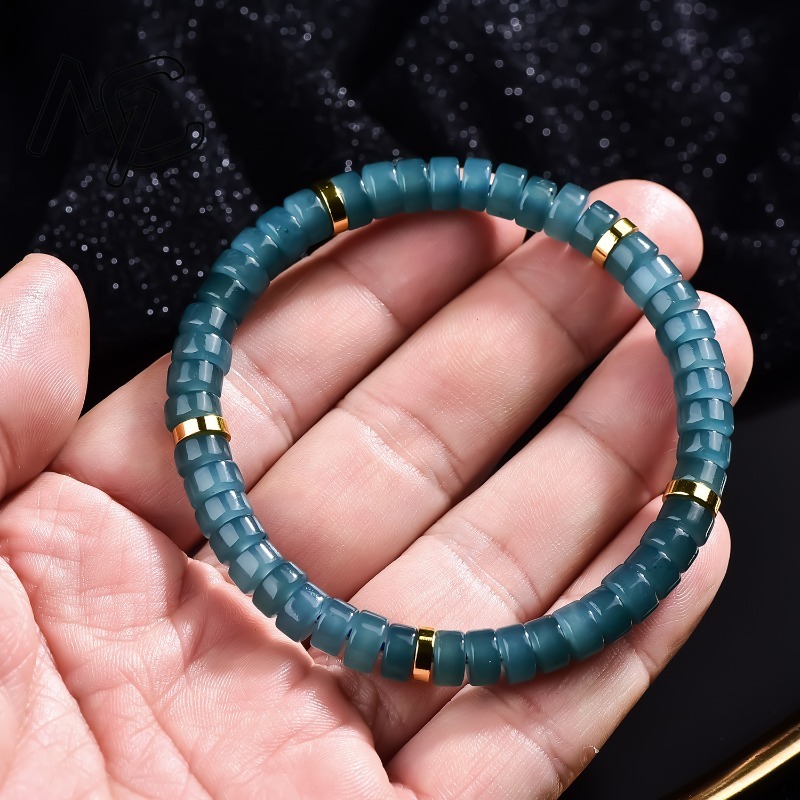 Pulsera de cuentas de jadeíta  - The Jewelry & Watches reseña y precio