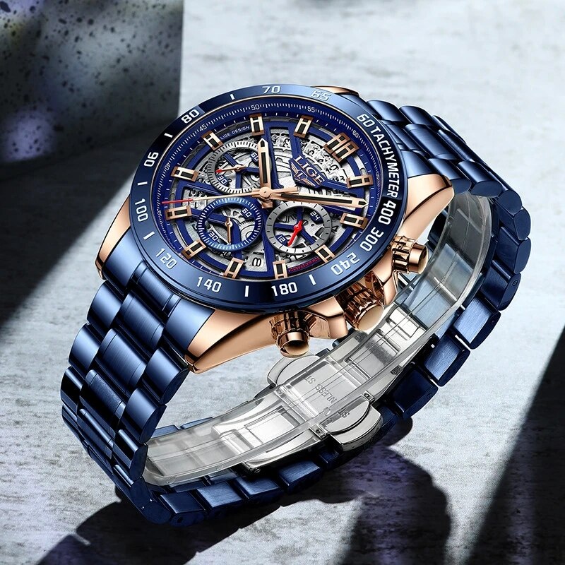 LIGE-reloj analógico de cuarzo - Jewelry Inspired Watches reseña y precio