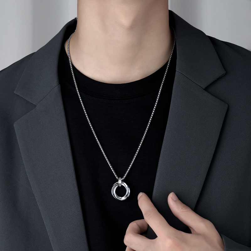 Collar de moda para hombre, 3  - Mens Dog Tag Necklace reseña y precio