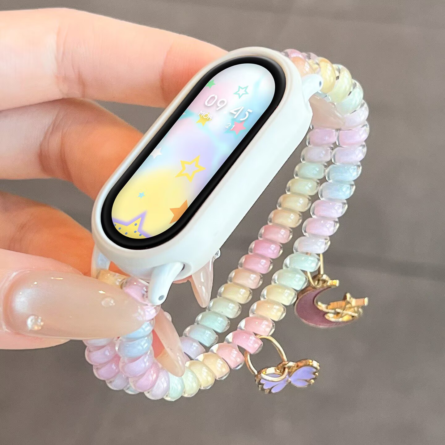 Correa de cuentas planas con d - Jewelry Watches For Kids reseña y precio