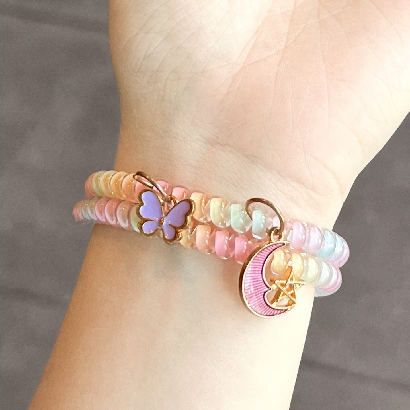 Correa de cuentas planas con d - Jewelry Watches For Kids reseña y precio