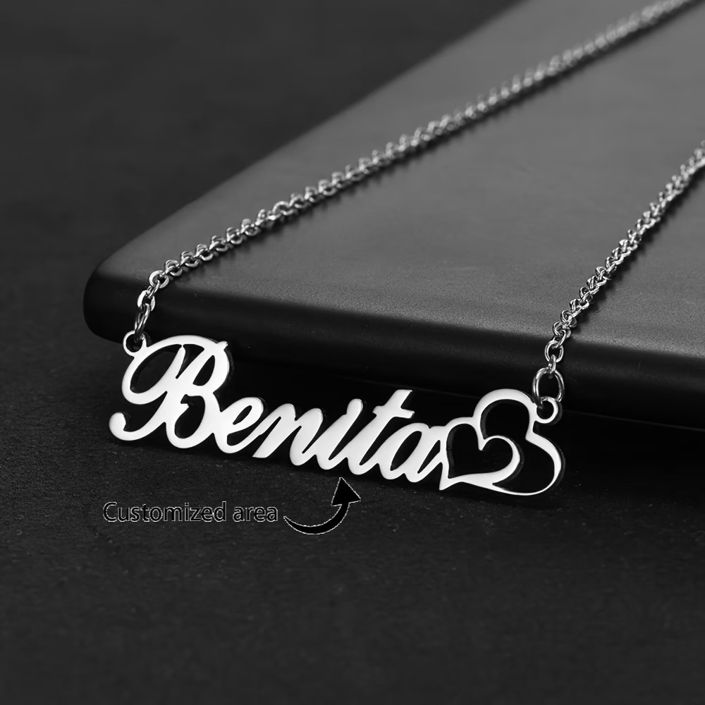 Collar personalizado con doble - Engraved Name Necklace reseña y precio
