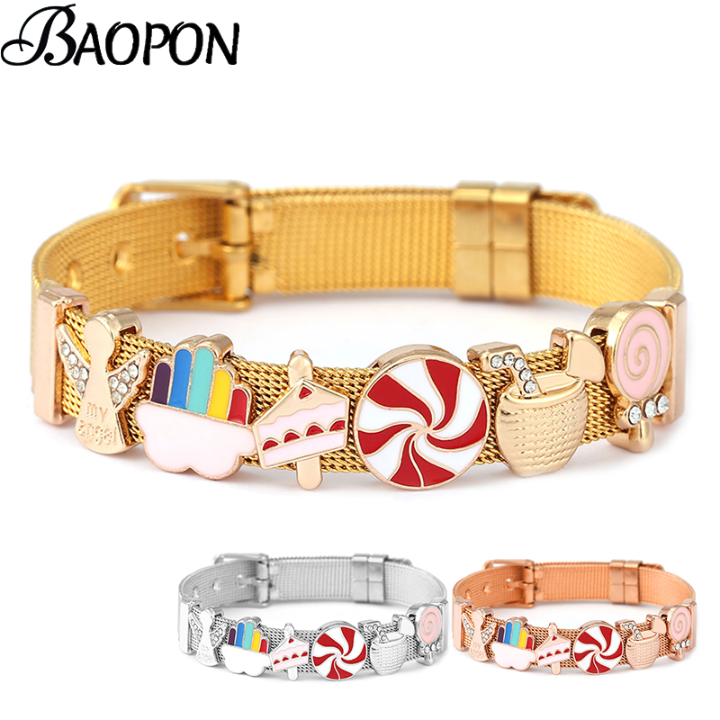 Pulseras de malla de acero ino - Jewelry Watches For Kids reseña y precio